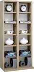 VCM Standregal CD DVD Regal Milano H. 92 x B. 42 x T. 20 cm, Holz CD DVD Stand...
