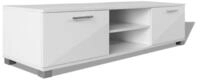 vidaXL TV-Schrank TV-Board Hochglanz-Wei&szlig; 120x40,5x35 cm