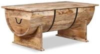 vidaXL Ablagetisch, Couchtisch Mangoholz Massiv 88 x 50 x 40 cm