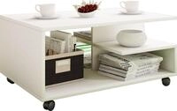 VCM Couchtisch Beistelltisch Wohnzimmer Stango H. 41 x B. 80 x T., Holz...