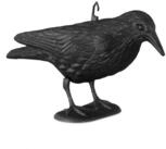 relaxdays Gartenfigur Taubenschreck Kr&auml;he sitzend, (1 St)