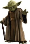 Komar Wandtattoo Star Wars Yoda - Gr&ouml;&szlig;e 100 x 70 cm (1 St), K&uuml;nstler: Komar,