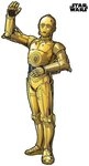 Komar Vliestapete Selbstklebende Vlies - Star Wars XXL C-3PO - Gr&ouml;&szlig;e 127 x...