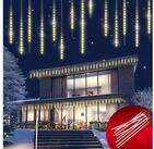 monzana Lichterkette, Meteorschauer 480 LED Au&szlig;en Wasserdicht 10 R&ouml;hre 50cm...