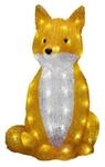 KONSTSMIDE Dekofigur Konstsmide LED Fuchs Acryl 64 kalt wei&szlig;e Dioden