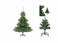 vidaXL Künstlicher Weihnachtsbaum Nordmann LED & Kugeln grün 240 cm (3077562)