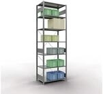 Schulte Regal Regal MULTIplus150 12762 Grund 3.000x1.000x600mm 7 B&ouml;den verzinkt