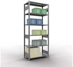 Schulte Regal Regal MULTIplus150 12751 Grund 2.500x1.000x500mm 6 B&ouml;den verzinkt