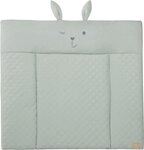 roba&reg; Wickelauflage Style, Soft, frosty green, mit aufgesticktem Gesicht