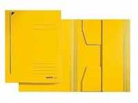 LEITZ Organisationsmappe Jurismappe DIN A4 Pendareckarton 100 % recycelt gelb
