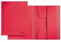 LEITZ F&auml;chermappe Jurismappe RC 3 Klappen f. A4 rot 242x318mm 300g