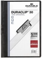 DURABLE Hefter 25 Klemmmappen Businessmappe DURACLIP&reg; 30 - schwarz