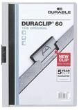 DURABLE Hefter Duraclip 60, mit Klemmfunktion, Format DIN A4, bis 60 Blatt