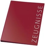 VELOFLEX Ringbuchmappe Ringbuch Zeugnisse - rot, A4, PVC, 4-Mechanik, Ring-&Oslash;...