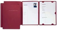 PAGNA Bewerbungsmappe Pagna Bewerbungsset Select Basic rot 3St