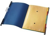 LEITZ Organisationsmappe Leitz Ordnungsh&auml;ngemappe Alpha Divide It UP DIN A4 Blau