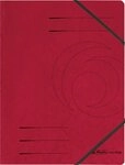 Herlitz Collegeblock herlitz Eckspanner A4 rot 2 Gummiz&uuml;ge