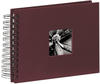 Hama Fotoalbum Fine Art, 24 x 17 cm, 50 Seiten, Photoalbum Bordeaux