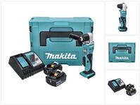Makita Akku-Winkelbohrmaschine DDA 351 RFJ Akku Winkelbohrmaschine 18 V 13,5 Nm...