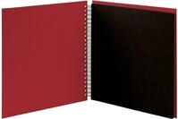 Fotoalbum Fotoalbum Whire-O 60 Seiten 290x290mm rot/schwarz