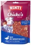 Rinti Chicko Plus K&auml;sew&uuml;rfel mit Ente 80 g - 12 St&uuml;ck, Snack f&uuml;r: Hund