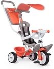 Smoby Dreirad 741105 Dreirad Baby Balade, Rot