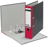 LEITZ Aktenordner LEITZ Standardordner 180&deg; wolkenmarmor/rot DIN A4...