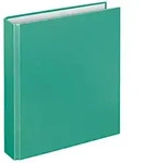 VELOFLEX Ringbuchmappe VeloflexRingordner Basic A5 t&uuml;rkis 2-D-Ring-Mechanik 25...