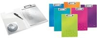 LEITZ Konferenzmappe LEITZ Klemmbrett-Mappe WOW, A4, Polyfoam, eisblau...