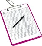 Herlitz Schreibmappe Klemmbrett PS A4 beere opak to go
