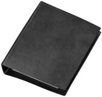 VELOFLEX Malstift VELOFLEX Taschenringbuch 4 Ringe schwarz DIN A6 R&uuml;ckenbreite...