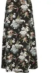 URBAN CLASSICS Jerseyrock Urban Classics Damen Ladies Viscose Midi Skirt (1-tlg)