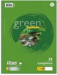 Ursus - Ludwig B&auml;hr Notenblock Kollegblock green A4 70g/qm liniert Lineatur 25...
