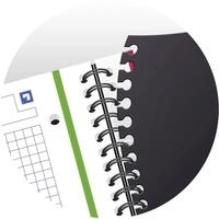 OXFORD Notizbuch Projectbook Studium A4+ kariert 5mm 70 Blatt 90 g/qm Optik...