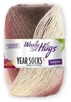 Woolly Hugs Woolly Hugs YEAR SOCKS 100 g 4-fach Sockenwolle d&eacute;grad&eacute;...