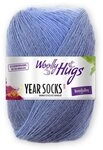 Woolly Hugs Woolly Hugs YEAR SOCKS 100 g 4-fach Sockenwolle d&eacute;grad&eacute;...