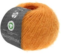 LANA GROSSA PER FORTUNA H&auml;kelwolle, 190 m (flauschiges Kettengarn aus Bio-Baumwolle