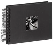 Hama Einsteck-Fotoalbum Hama Spiralalbum Fine Art schwarz 24x17cm