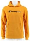 Champion Kapuzenpullover Hoodie Big Logo Print (gef&uuml;ttert) signalgelb Kinder