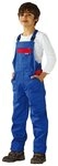 Planam Latzhose Kinderlatzhose 100% Baumwolle 291 g/qm Gr&ouml;&szlig;e 122 / 128 kornblau /