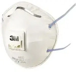 3M Nitril-Handschuhe Maske 8822 FFP2 mit Ventil 10 St&uuml;ck wei&szlig;