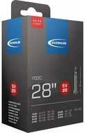 Schwalbe Fahrradschlauch 18/25-622/630 28 Zoll Schlauch SV 60 mm EXTRA LIGHT