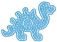 Hama B&uuml;gelperlen Hama Maxi-Stiftplatte Dinosaurier, transparent