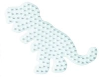 Hama Perlen B&uuml;gelperlen Stiftplatte Dinosaurier, f&uuml;r Midi-Perlen 5mm...