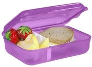 Step by Step Lunchbox mit Klickverschluss, sp&uuml;lmaschinengeeignet, Kunststoff,