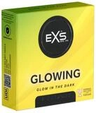 EXS Kondome Glow in the Dark Condoms - Leuchtkondome Packung mit, 3 St.,