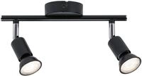 Paulmann Deckenleuchte Carolina, ohne Leuchtmittel, Spotlight IP44 max. 2x10W...