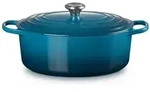 LE CREUSET Br&auml;ter Gusseisen-Br&auml;ter mit Deckel, Oval, Gusseisen, Oval, 5,71...