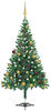 vidaXL Künstlicher Weihnachtsbaum mit LEDs & Schmuck 180 cm 564 Zweige...