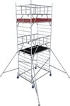 KRAUSE Fahrger&uuml;st ProTec XXL Breitaufbau, (Set), Arbeitsh&ouml;he: 6,3 Meter